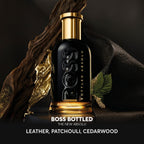 Hugo Boss Bottled Absolu Parfum Intense – Woody Men's Cologne – With Notes of Leather Accord, Patchouli & Cedarwood Essence – Long Lasting Fragrance