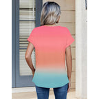 Zeagoo Womens Tops Short Sleeve Cute Summer Blouses Crew Neck Dressy Casual T Shirts Work Clothes S-2XL