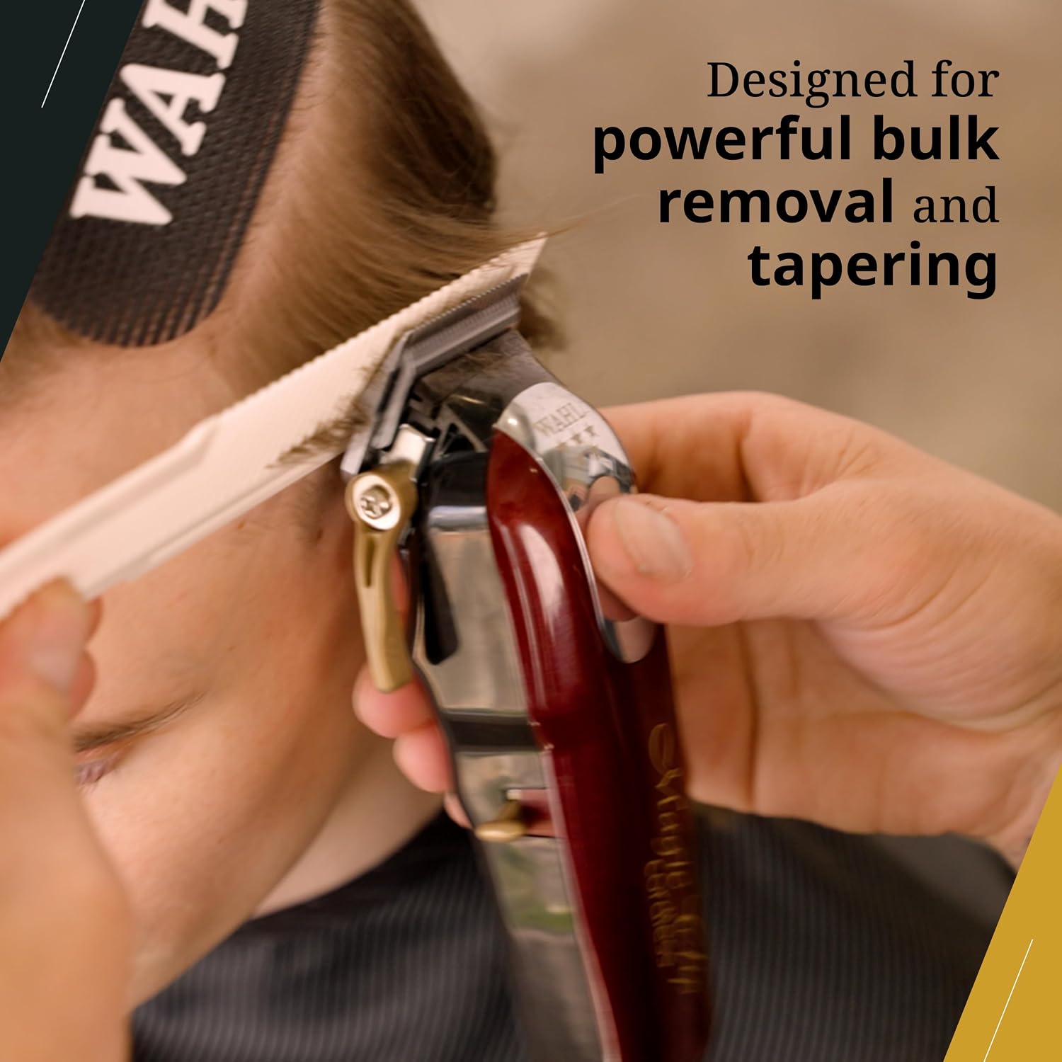 Wahl Professional 5 Star Series Magic Clip Cordless Hair Clipper, Stagger-Tooth Blade Professional Hair Trimmer With Attachments, 100+ Minute Run Time