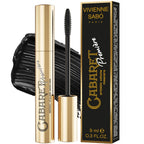Vivienne Sabó Cabaret Premiere Black Mascara, Volume And Length, Defining, Curling, No Flaking, No Clumping, Smudge Proof, Washable, Cruelty-Free, Made In Europe, (01 Black), 0.3 Fl Oz, 1 Pack