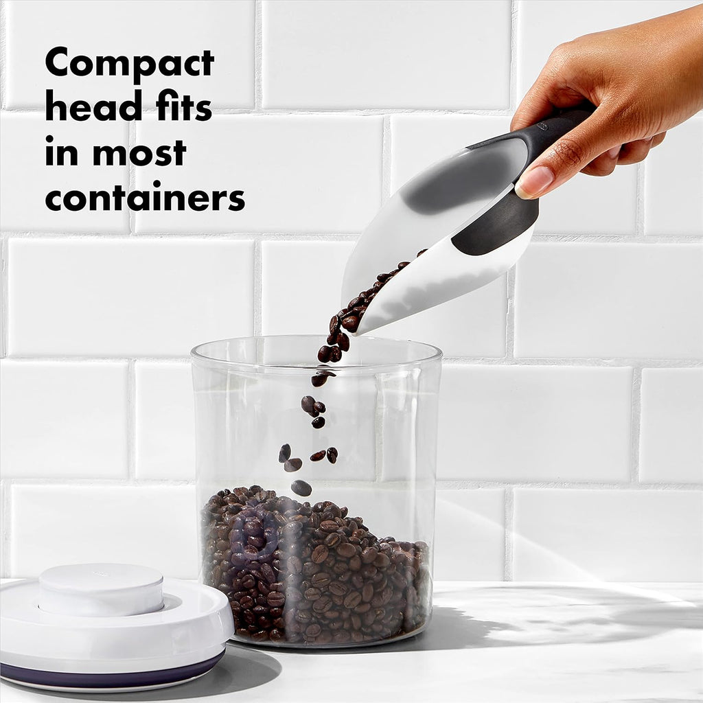 OXO Good Grips Flexible Scoop, 1 Cup, Ice Scoop for Freezer, Kitchen Food Scooper for Flour, Pet Food and More