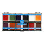 Narrative Cosmetics Fx 12-Color Palette - Water-Activated Face & Body Paint For Sfx, Theater, Cosplay - High-Pigment, Blendable Sfx Makeup, Easy-To-Use For Film & Tv