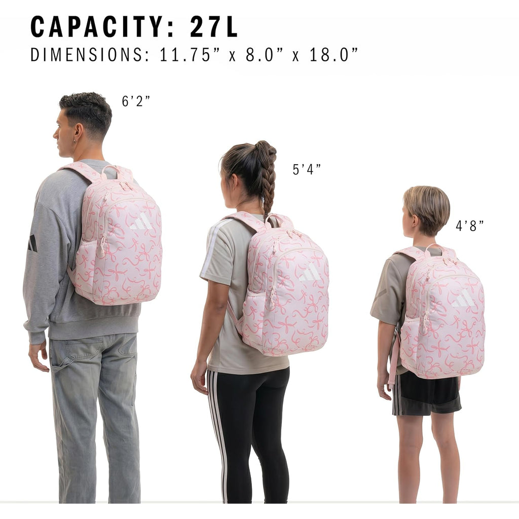 Adidas Kids Affiliate Backpack – School Bag For Girls And Boys, 27L