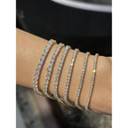 1.0-10 Carats Lab Grown Diamond Tennis Bracelet in 14K Gold, F Color & VS Clarity, Certificate Included, Classic Diamond Bracelets for Women, part of our Premium Jewelry Signature Collection.