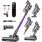Inteture Cordless Vacuum Cleaner, 650W 55Kpa 70 Mins Vacuum Cleaners For Home, Anti-Tangle Stick Vacuum With Touch Screen, Wall Mount Charging, Upgraded Vacuum Cordless For Pet Hair/Carpet/Floors