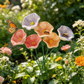 Handmade Ceramic Bee Watering Station, Mini Flower Pollinator Water Feeder, Weatherproof Butterfly Bird Bath Stake Decor For Patio Lawn Balcony Potted Plant Outdoor Garden-6Pcs-G