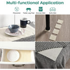 BAGAIL BASICS Non Slip Rug Pad Gripper 2 x 3 Feet Extra Thick Carpet Pads for Area Rugs and Hardwood Floors, Keep Your Rugs Safe and in Place