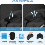 Sukeen Lightweight Baseball Cap for Women Men Running Hat with Breathable Mesh Unstructured Sports Hat for Outdoor Daily Black