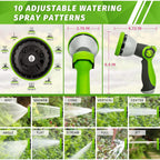 Automan Garden Hose Nozzle - 2 Pack, Thumb Control Sprayer, Slip-Resistant Water Nozzle, Extra 4 Washers, For Watering Plants Lawn & Garden, Cleaning, Washing Car, Showering Pets