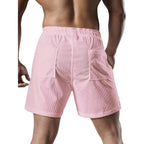 Jotook Men'S Casual Drawstring Corduroy Shorts Elastic Waist Summer Shorts With Pocket