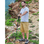 Best South Men'S Long Cargo Shorts Casual Below Knee 13 Inches Capri Shorts Relaxed Fit With Pockets