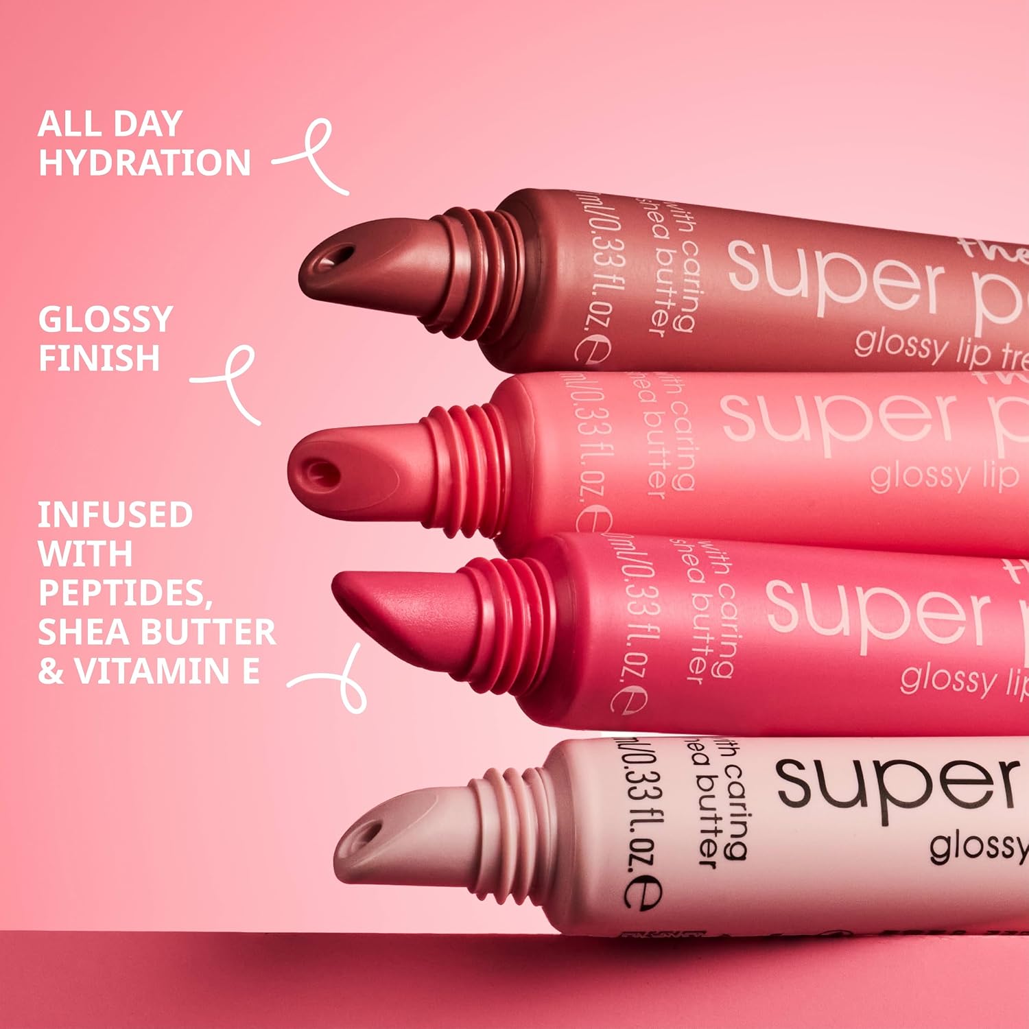 Essence | The Super Peptide Glossy Lip Treatment | Hydrating, Nourishing And Non-Sticky | Vegan, Gluten Free And Cruelty Free (03 |Toffeetastic!)