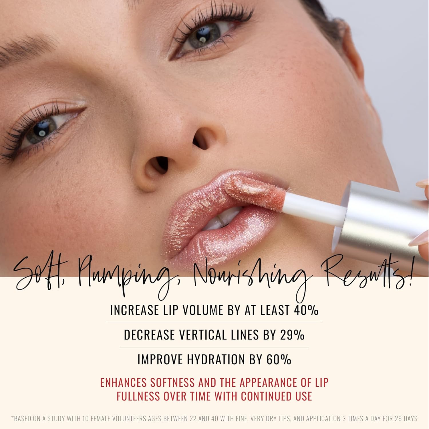 Runway Rogue Loaded Lip Oil, Hydrating and Plumping Lip Shimmer Oil with Tri-Peptide Formula, Pale Pearlescent Nude Shimmer, ‘Champagne Toast’