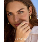 Silver Hoops Earrings for Women Hypoallergenic 925 Sterling Silver 14K Gold Plated Hoop Earrings Lightweight Large Thick Hollow Tube Hoop Earrings 30/40/50/60MM