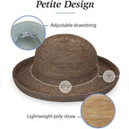 Wallaroo Women’s Victoria Sun Hat – Petite (Small) or Medium | Packable Design, Adjustable Sizing, Sophisticated Style