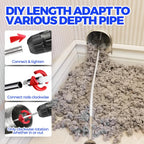 Holikme Dryer Vent Cleaner Kit - 30Ft Fireplace Chimney Brushes Flexible | Dryer Vent Cleaner Brush With Drill Attachment, Removes Years Of Lint Buildup, Improves Airflow, Faster Drying & Fire Safety