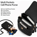 Rfid Small Crossbody Bags For Women Quilted Cell Phone Purse Women'S Crossbody Handbags With Credit Card Slots