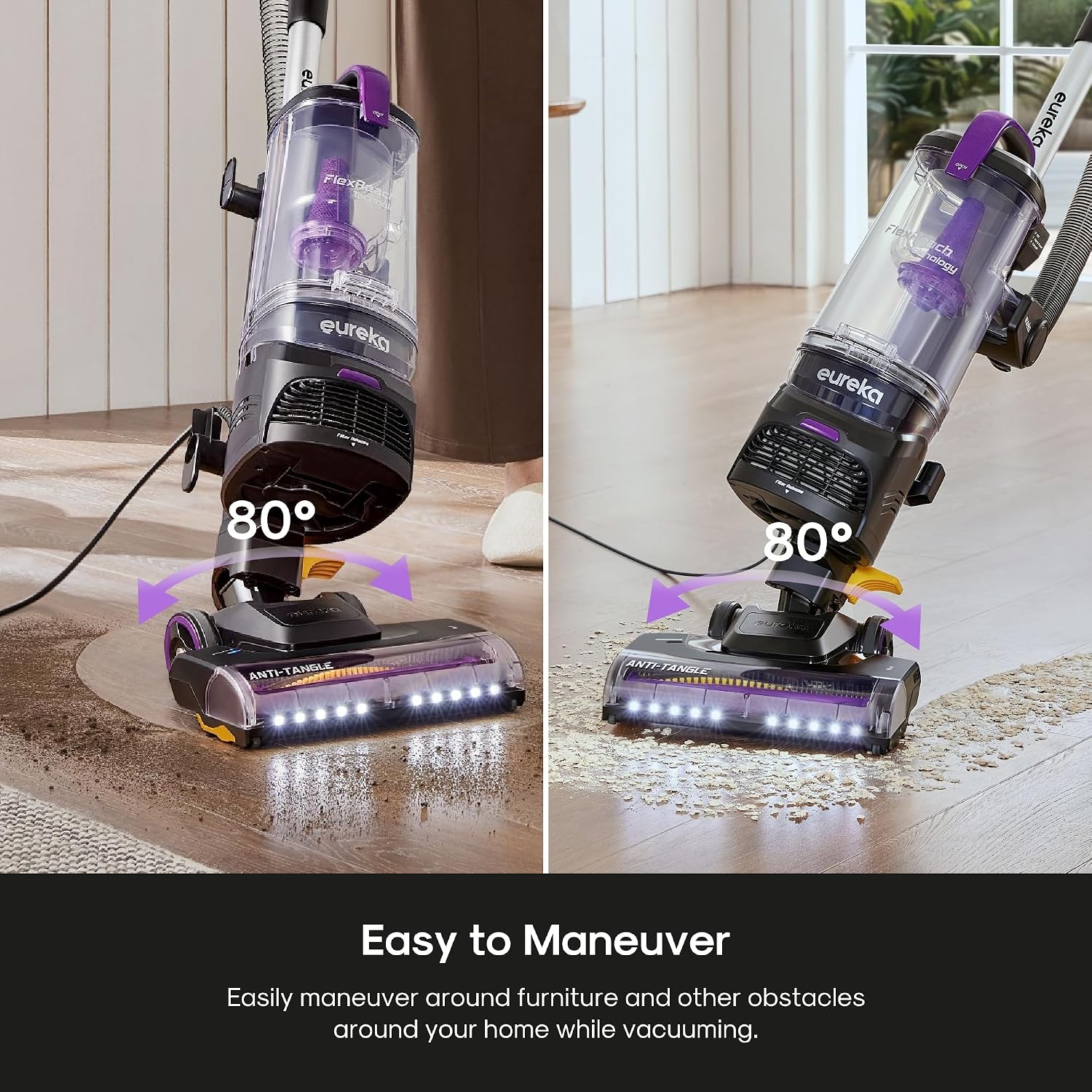 Eureka Flexreach Vacuum Cleaners For Home, Lift-Away, Neu651Pl