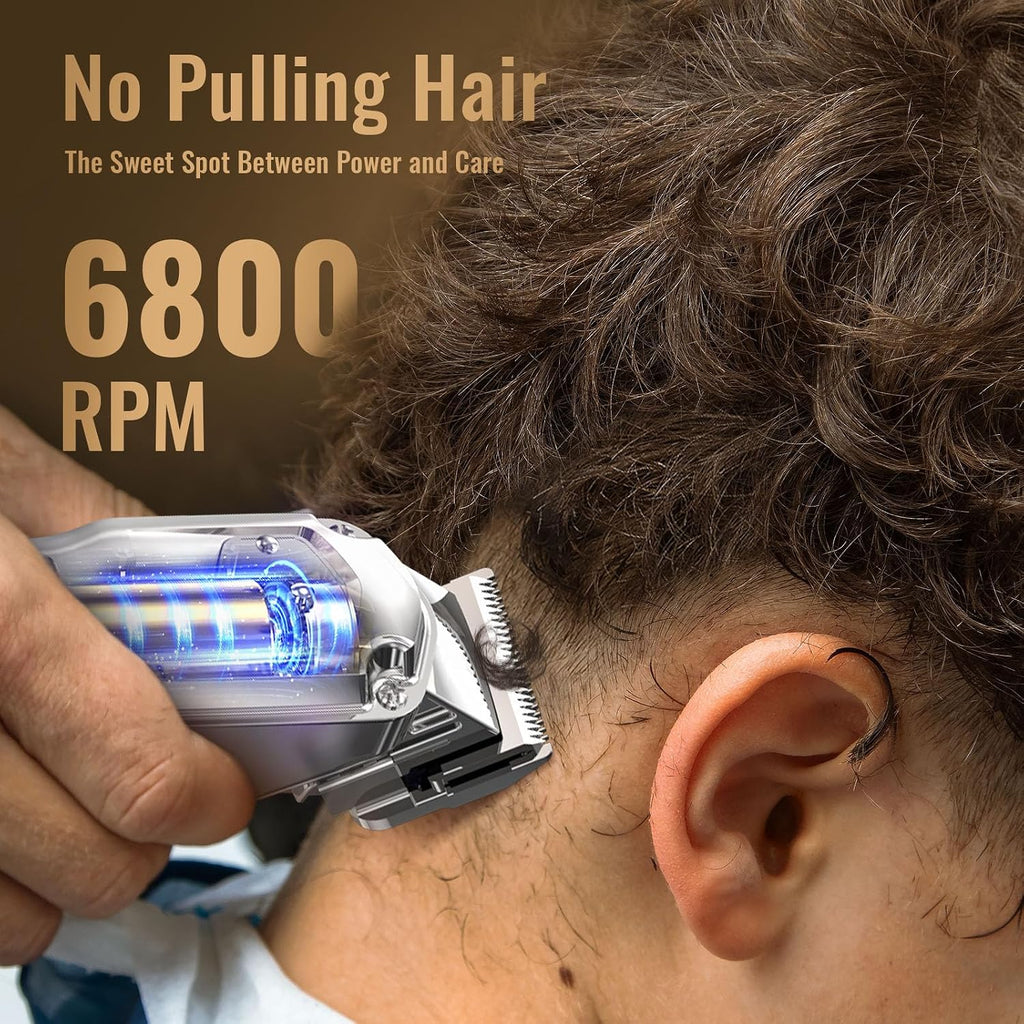 Jack & Rose Clippers And Trimmers Set, Cordless Hair Clippers For Men, Barber Clippers Set