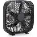 Amazon Basics 3-Speed Box Fan For Bedroom, Portable With Carry Handle, Powerful Airflow, 5 Blades, Lightweight Design, 67 Watts, 20-Inch, Black, 6.8"D X 20.86"W X 21.33"H