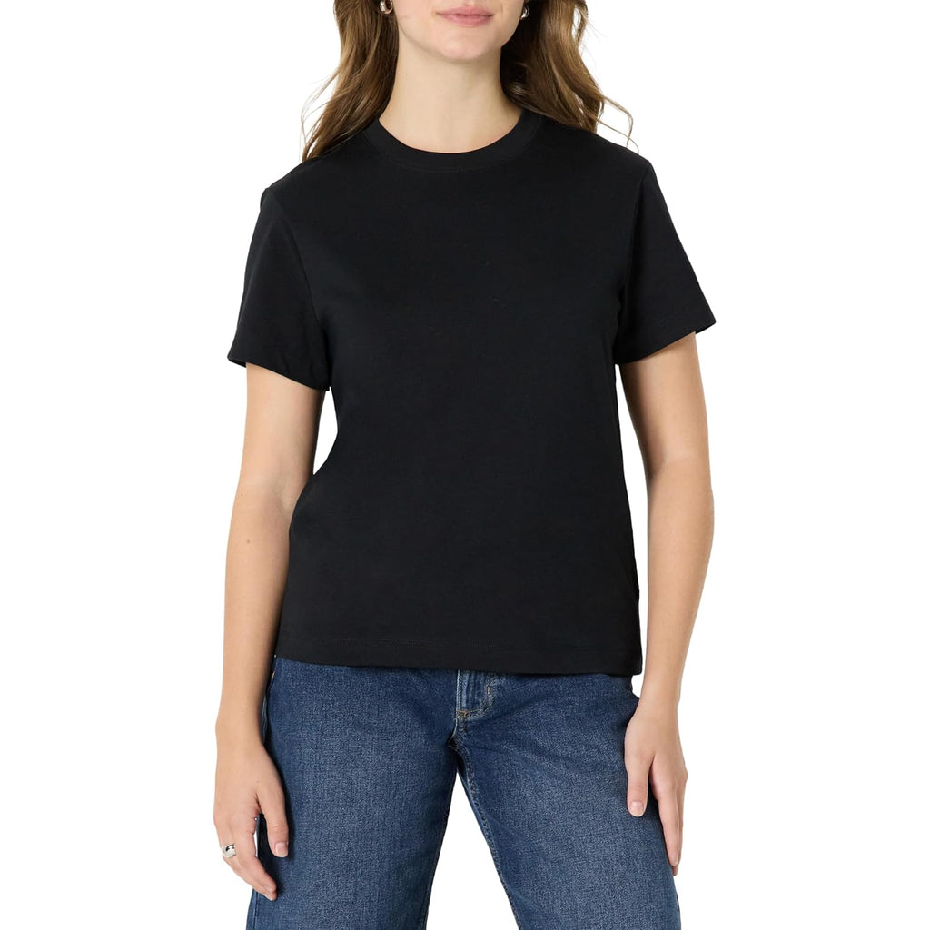 (Demi's Pick) Women's Relaxed-Fit Cotton Crewneck T-Shirt