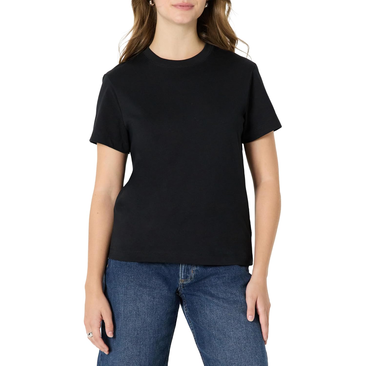 Amazon Essentials Women'S Relaxed-Fit Cotton Crewneck T-Shirt
