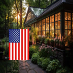 Garden Flag Pole Stand Holder, Garden Flags For Outside With Flag Stopper And Clip Waterproof Powder-Coated Paint For Flag Pole Holder For Outside House,Yard Flags For Outside