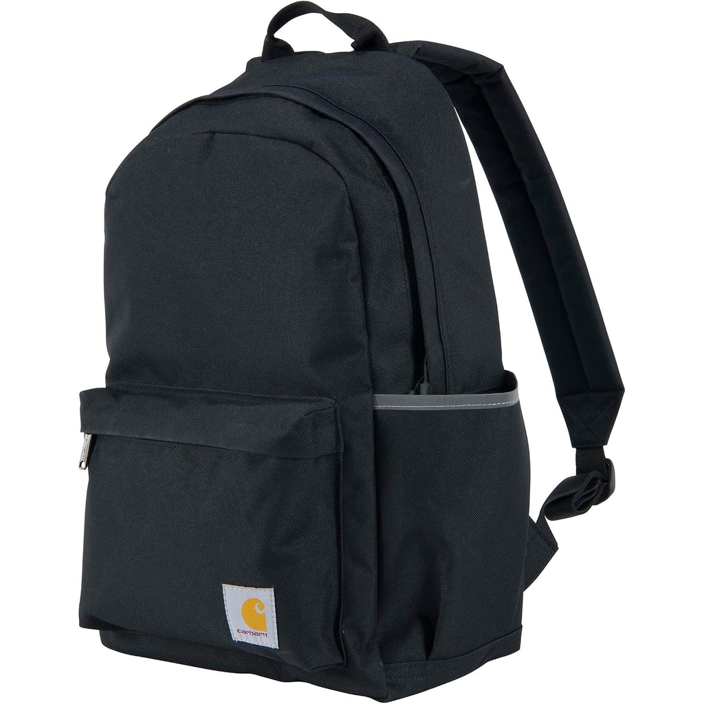 Carhartt 21L Classic Laptop Backpack, Water-Resistant Pack W/ 15" Laptop Sleeve And Organizational Compartments, Black