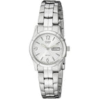 Citizen Quartz Womens Watch, Stainless Steel, Classic, Silver-Tone (Model: EQ0540-57A)