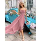 Women'S Formal Evening Gown Elegant Long Prom Dress Summer Wedding Guest Party Cocktail Bridesmaid Maxi Dress