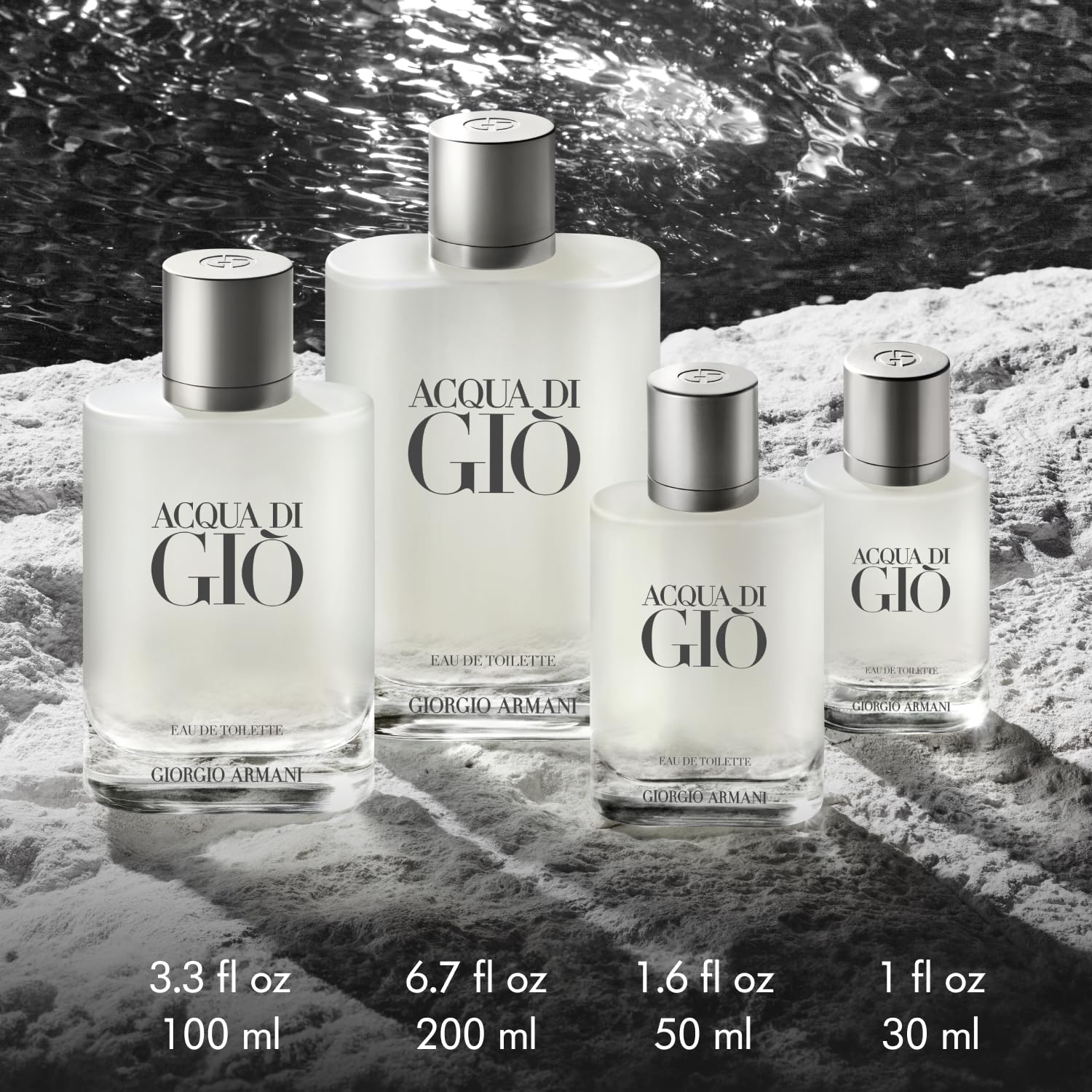 Armani beauty– Acqua di Giò – Eau de Toilette – Cologne Set for Men ($130 Value) – Full Size (1.7 Fl Oz) & Travel Size (0.5 Fl Oz)