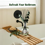 Wild Mint & Eucalyptus Reed Diffuser – 6.76 Oz Essential Oil With 8 Reeds & Real Eucalyptus Sticks, Home Fragrance For Bedroom Or Bathroom Décor