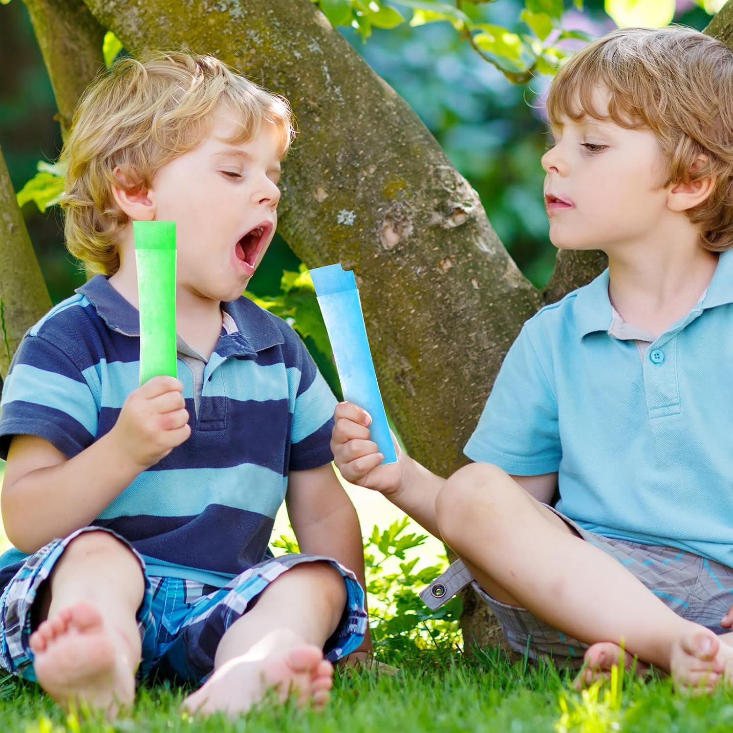 300 Disposable Ice Popsicle Mold Bags Comes With A Funnel, Bpa Free Freezer Tubes, Healthy Snack Yogurt Stick Juice Fruit Smoothies Ice Freezing