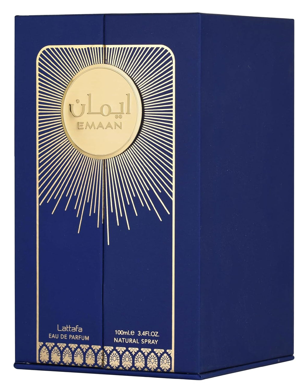 Lattafa Emaan Eau de Parfum Spray for Unisex, 3.4 Ounce