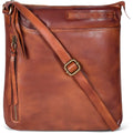 Leather Crossbody Bags for Women - Ladies Sling Handbags - Medium Cross body Purses Handbags - Purses For Women