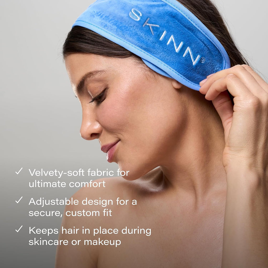 Skinn Dermappeal Microdermabrasion Face Scrub - Professional-Level Exfoliating Facial Scrub With Velvet-Soft Headband For Mess-Free Application, Daily Skin Care For Wrinkles + Fine Lines + Smooth Skin