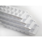 Easy Release White Ice Cube Tray, 16 Cube Trays (Pack Of 4) (4 Pack - 64 Cubes)