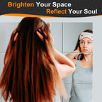 Home Gym Mirrors, 12'' X 12'' Glass Mirror Tiles, 16 Pcs | Square Large Wall Mirror, For Home Gym, Bedroom, Door, Bathroom, Frameless Mirror Sets