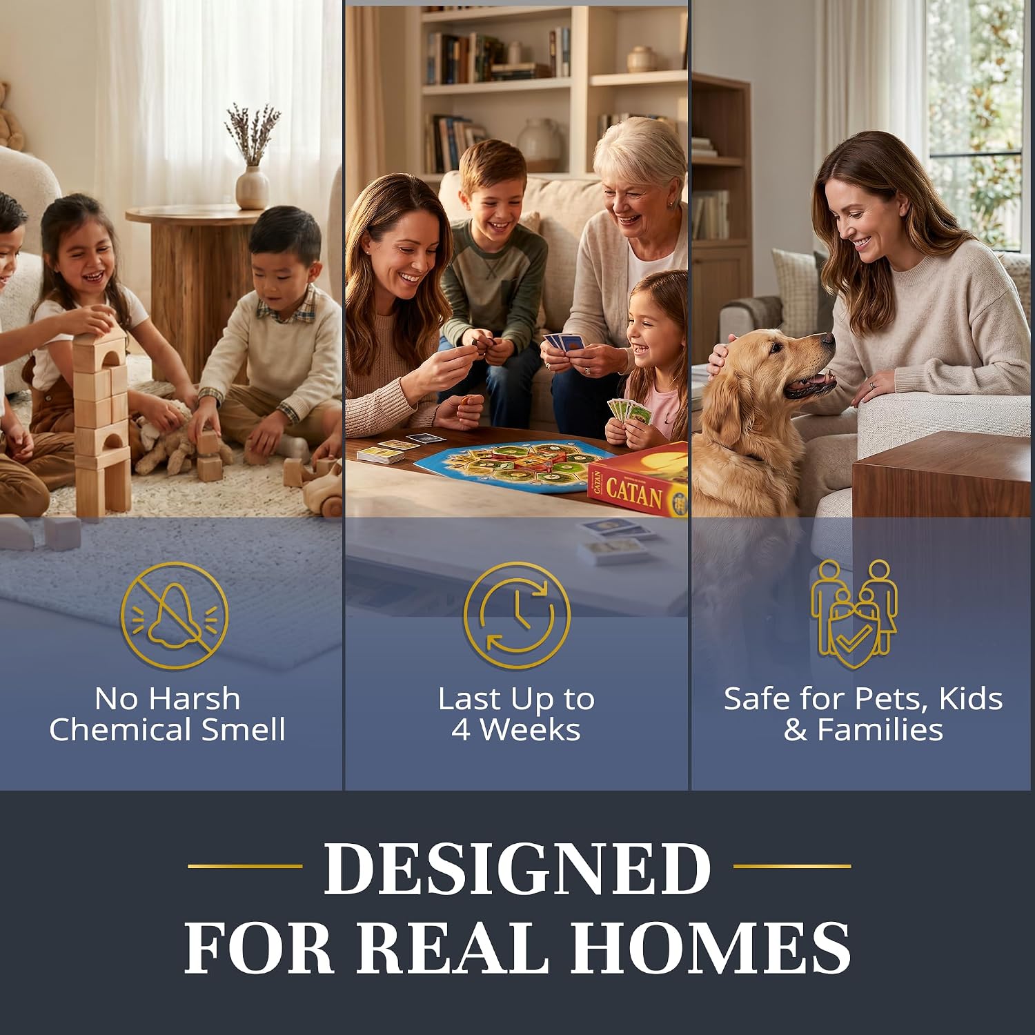 Luxury Hotel Whole Home Air Freshener System - Whole House Air Freshener For Hvac Filter - Scented Filters For Home - Hvac Duct Odor Eliminator - Filter Fresh 6 Pack