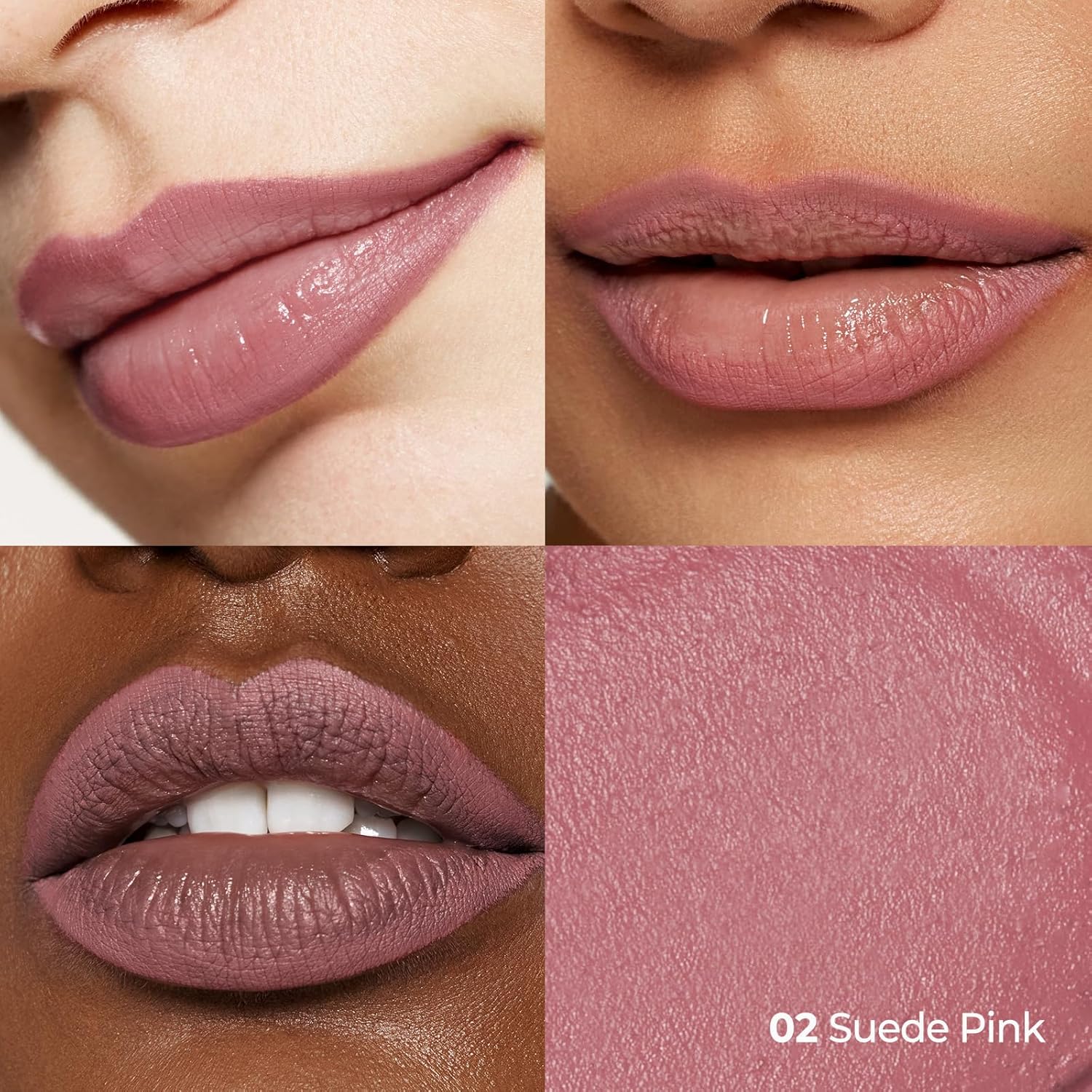 Laka Lip Liner, Pink Lip Liner, Rich Cream Glide Texture, Semi-Matte Finish for Shaping Lips, Smooth Application, K-Beauty, Korean Makeup, 0.02oz, #02 Suede Pink
