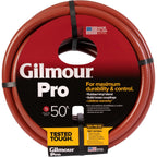 Gilmour Pro Commercial 3/4" X 50' Heavy Duty Water Hose, Durable And Kink Resistant 50 Ft Garden Hose | 400 Psi Heavy Duty Commercial Hose, Kink Resistant, Brass Fittings, Made In Usa
