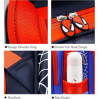 Cartoon Spider Schoolbag With Pencil Case - 3D, Waterproof, Large-Capacity For Primary School Boys (15In)