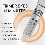 Instant Eye Tightener Cream – Anti Aging Eye Treatment For Eye Bags & Wrinkles – Instant Face Lift Effect For Under Eye Puffiness, Fine Lines & Tired Eyes – 5-Minute Firming Formula – 15Ml