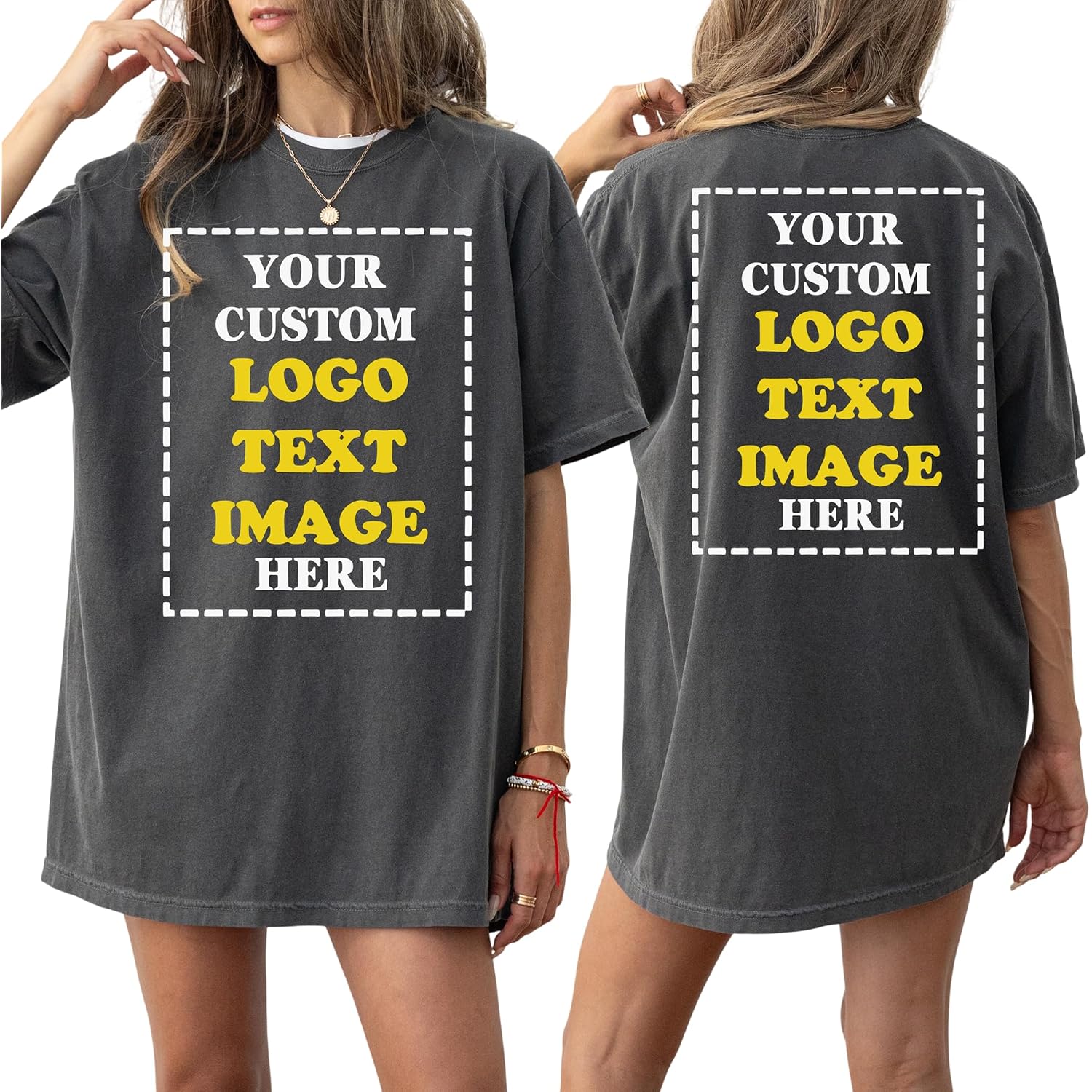 Comfort Colors Custom Shirts For Women Men, Personalized Image-Text For Your Company/Wedding/Greetings With Digital Printing Shirt,Customized Your Photo Shirts,Personalized Design With Logo Image