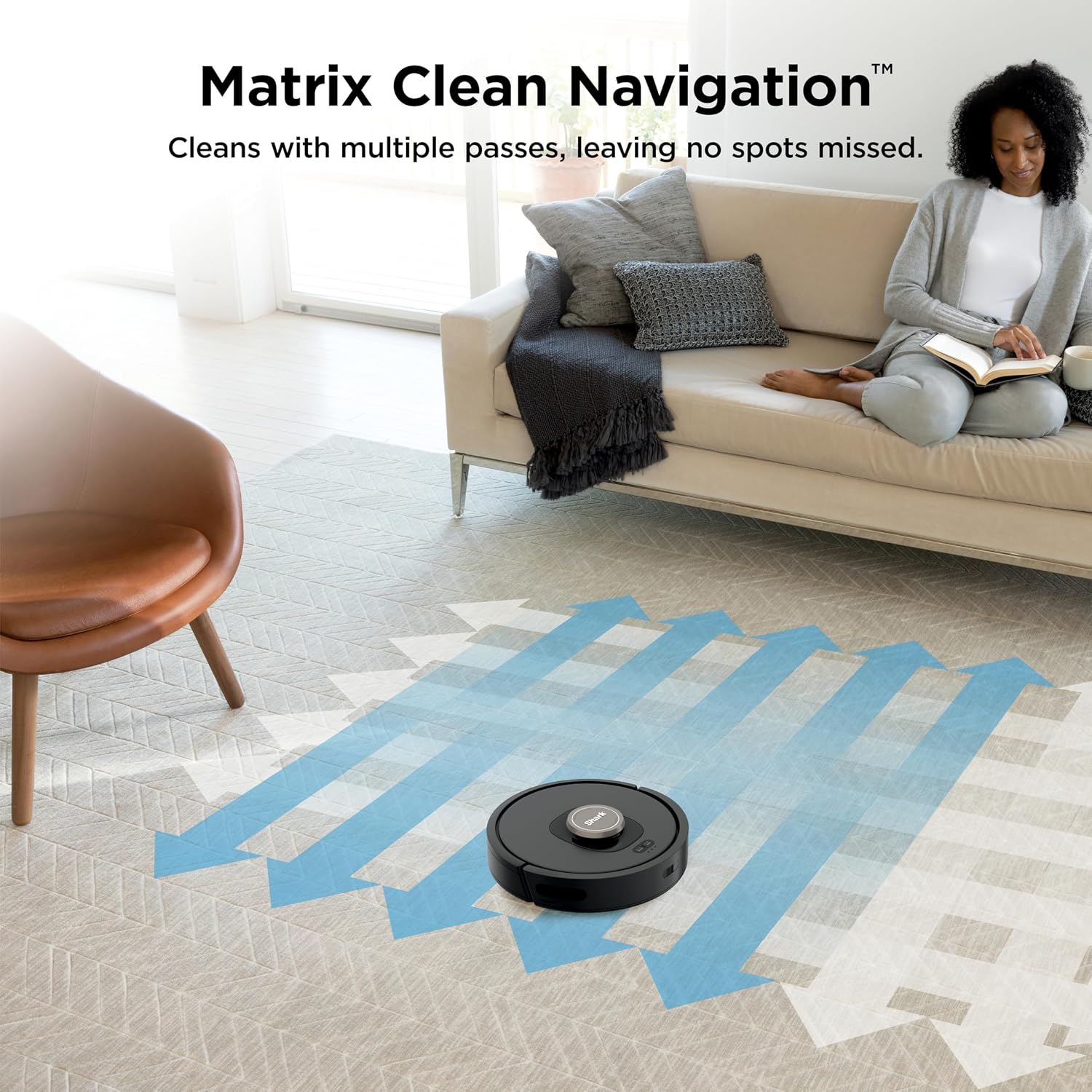 Shark Av2501Ae Ai Robot Vacuum With Xl Hepa Self-Empty Base, Bagless, 60-Day Capacity, Lidar Navigation, Perfect For Pet Hair, Compatible With Alexa, Wi-Fi Connected, Carpet & Hard Floor, Black