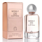 Without End For Women Inspired By Eternity, Fresh Floral Perfume, 3.4 Oz | Notes Of Freesia, Lily, Rose, Jasmine, Sandalwood, Musk. Clean Floral Scent For Everyday Wear. Long Lasting Edp. 100Ml