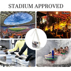 TOBVZOO Clear Bag Stadium Approved, Crossbody Transparent Bag for Concerts Sports Events, Purses for Men & Women