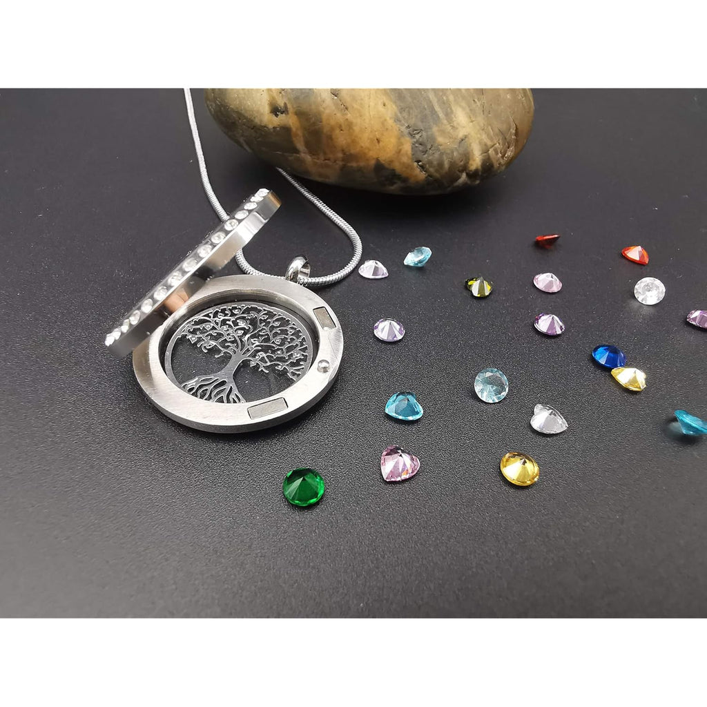 GOKING Family Tree of Life Floating Locket