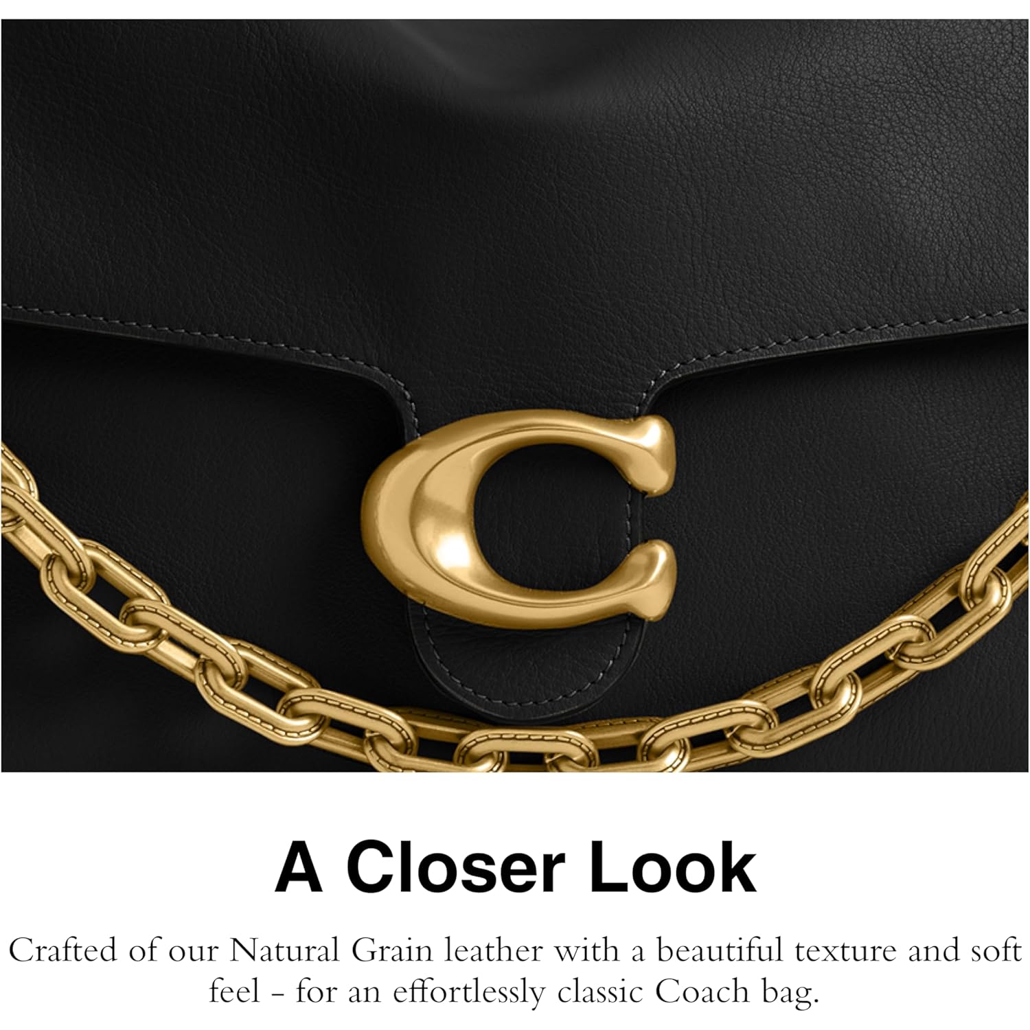 COACH Chain Tabby Shoulder Bag 30