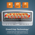 Ninja Air Fryer Toaster Oven Combo | 8-In-1 Functionality | Flip Up & Away For Storage Space | Air Fry Basket, Sheet Pan, Wire Rack & Removable Crumb Tray |1800 Watt | Stainless Steel | Sp151